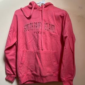 Basix of America hoodie - South Padre Island - medium - pink
